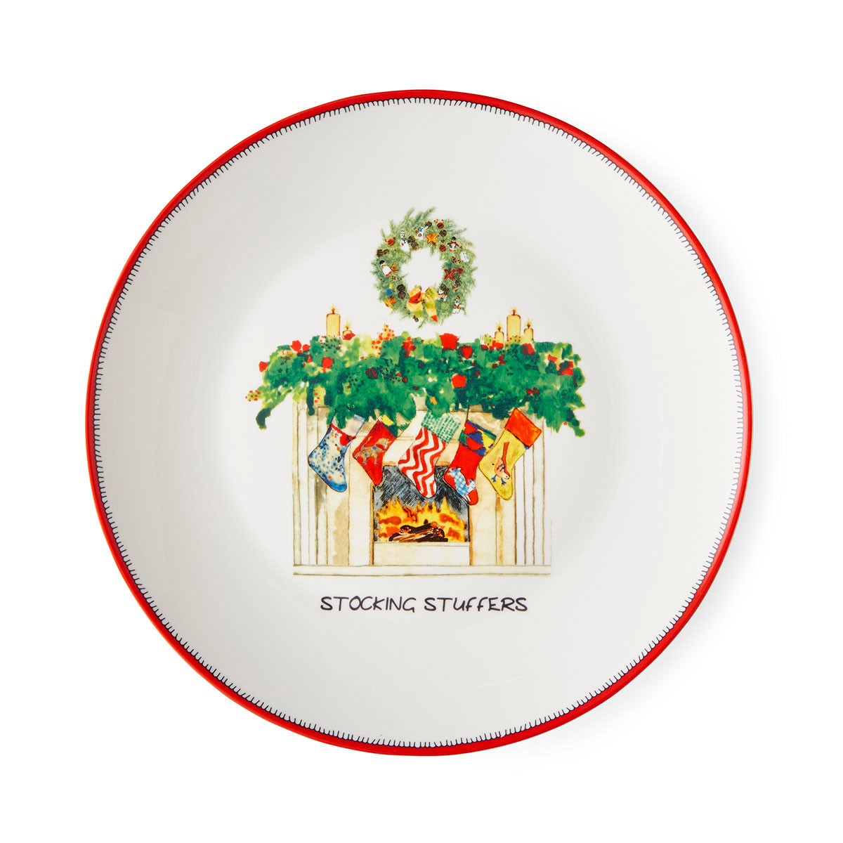 Kit Kemp Doodles Christmas 4 Cake Plates image number null